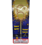 Numerical Sparkler Birthday Candle 6 (RA)